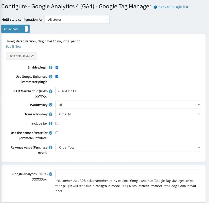 Picture of Google Analytics 4 (GA4) Google Tag Manager