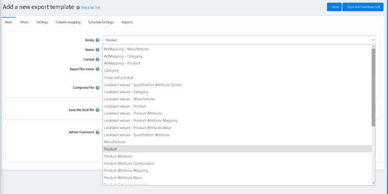 Picture of Catalog Export Manager