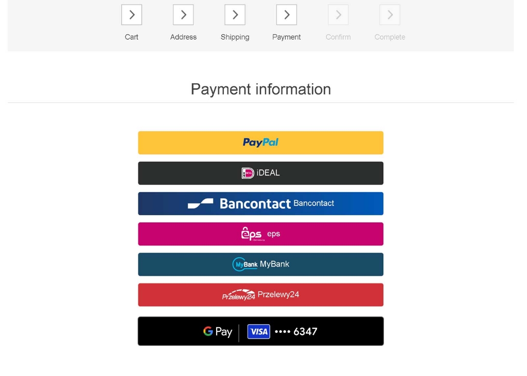 Picture of PayPal Smart Payment Buttons