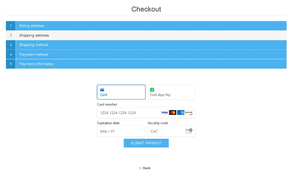 Picture of Stripe Payment Element