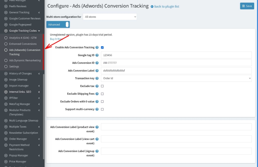 Picture of Google Analytics 4 (GA4) GTM + Adwords