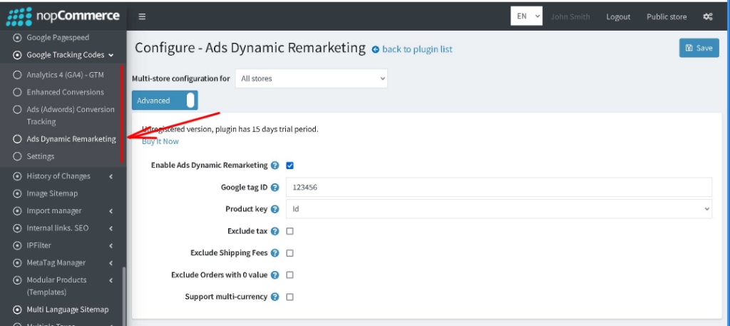 Picture of Google Analytics 4 (GA4) GTM + Adwords